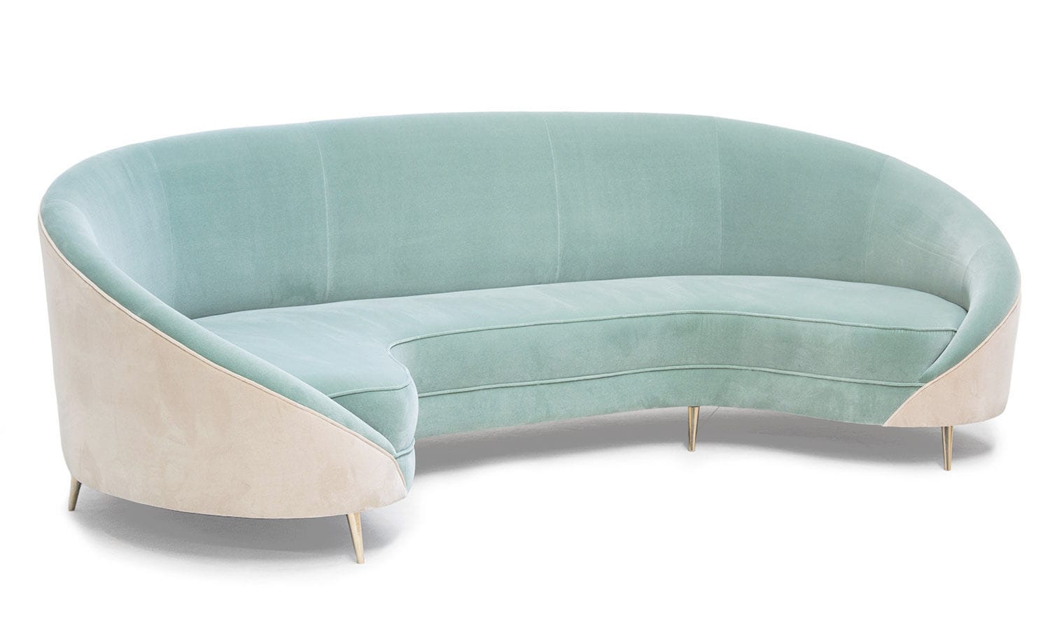 Sofa Halbrund Geschwungen