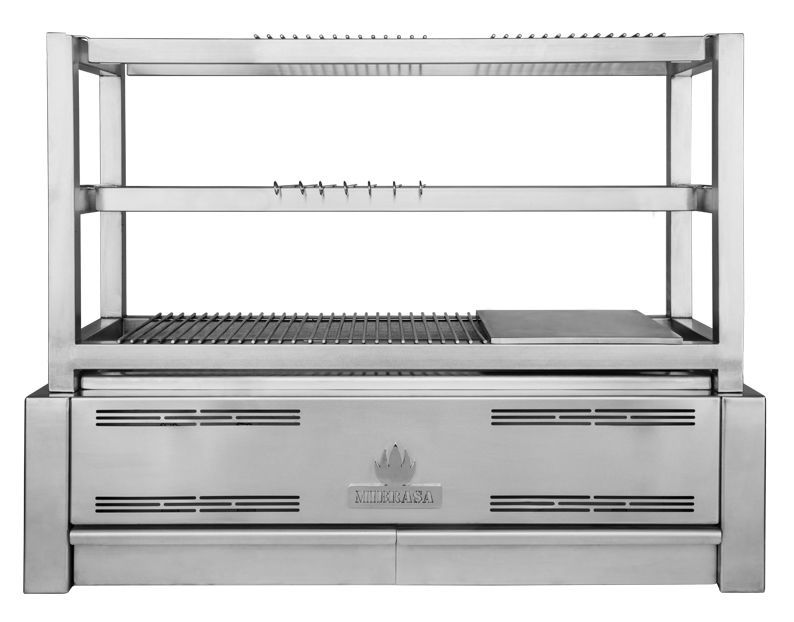 Tischgrill - ROBATAYAKI RM - Mibrasa Charcoal Oven SL - Profi / Edelstahl