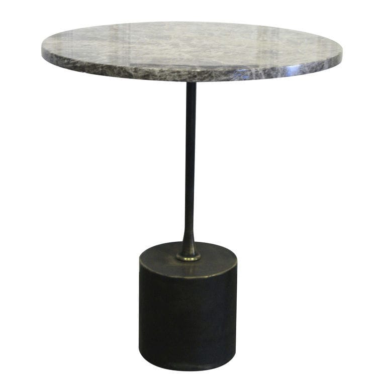 Moderner Beistelltisch - COX - EGG DESIGNS - Marmor / Messing / rund