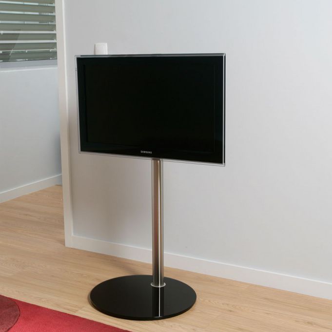 Moderner TV Ständer - DISCO R5 VN - SERI STYLU - schwenkbar / Glas