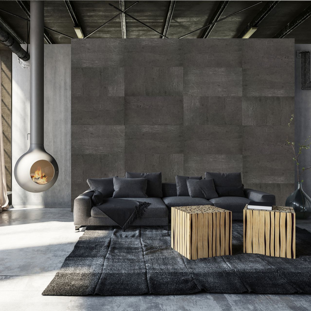 Hochbelastbare Zementbauplatte CONCRETE FLEX Muratto