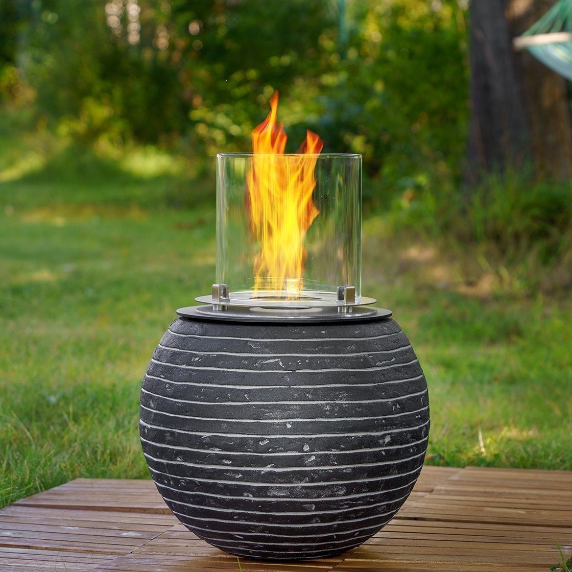 BioethanolKamin Nova Noble Flame modern / offene Feuerstelle / rund