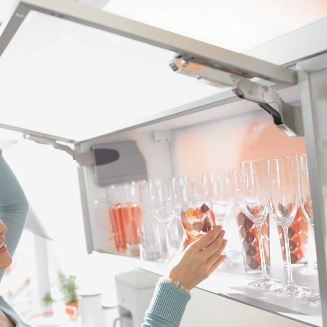 Scharnier für Möbel - AVENTOS : HK - blum - Stahl / Kunststoff