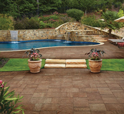 Betonpflasterstein - CAPRIANA - PAVESTONE - Stein / für Fußgänger