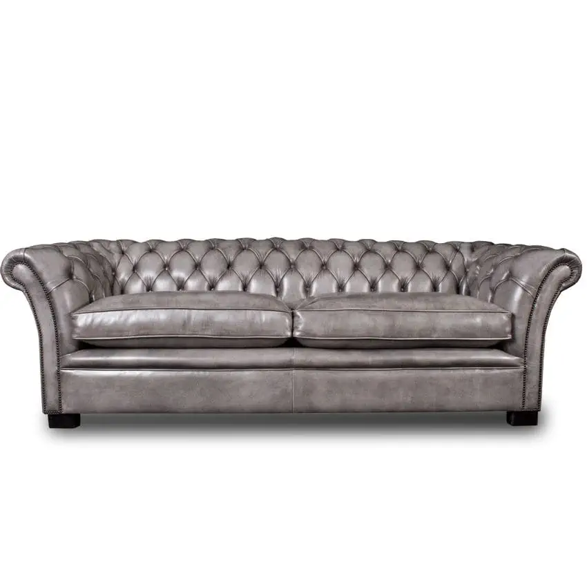 Chesterfield Sofa ROCHESTER Bendic International fur Yacht grau braun