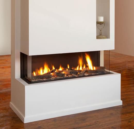 Gaskamin - GAS CRYSTAL 160 3 CARAS - Chimeneas Campos S.L. - modern