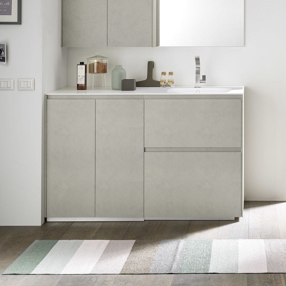 Freistehender Waschtisch-Unterschrank - C5 - BAXAR - Holz / modern