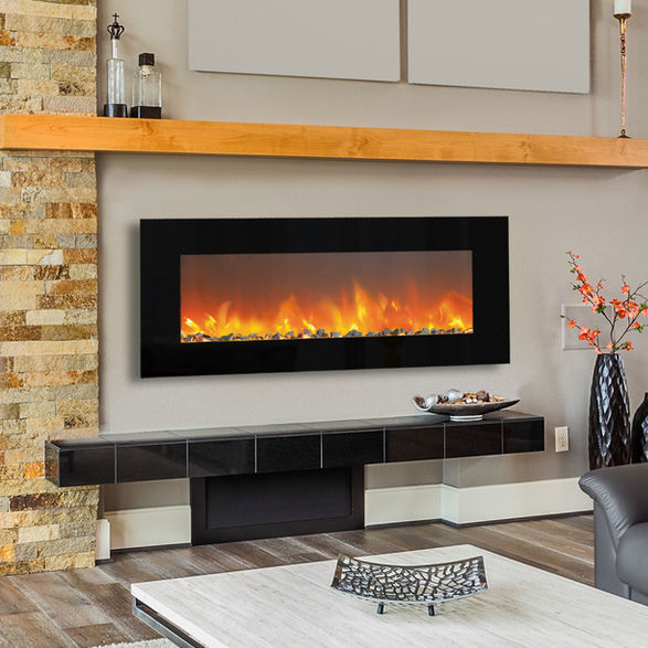 Elektrokamin - TRIVERO : 130/180/240 - Xaralyn - modern / geschlossene