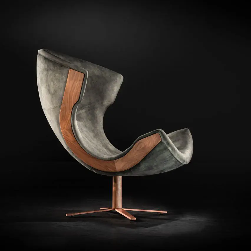 Moderner Kaminsessel - NAUTILUS - Ziemann Home Design