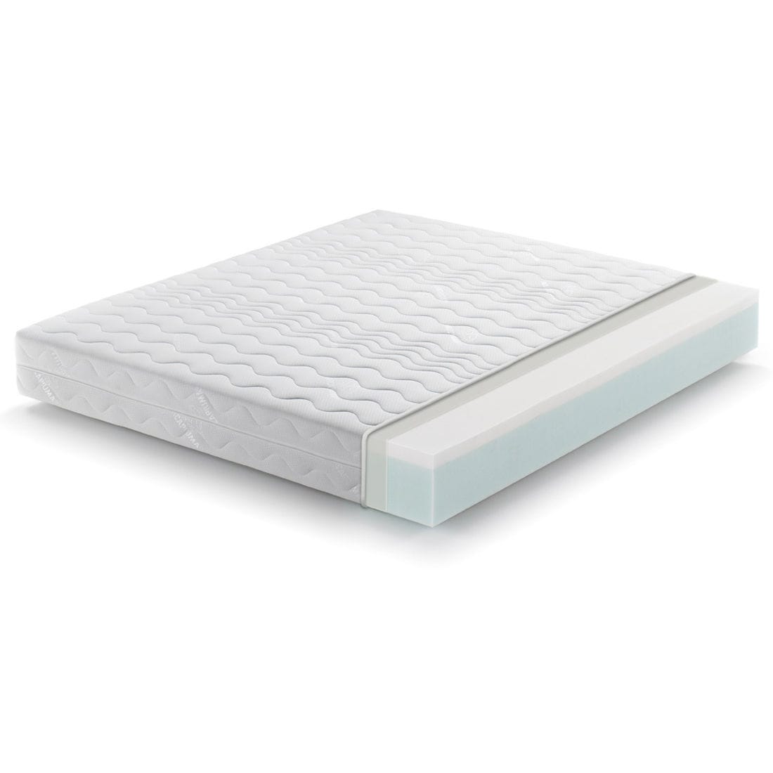 Don Descanso Viskoelastische Matratze – 120x180 Cm, Höhe 21 Cm, Wendbar, Mit Graphit-System, Mittel-fest