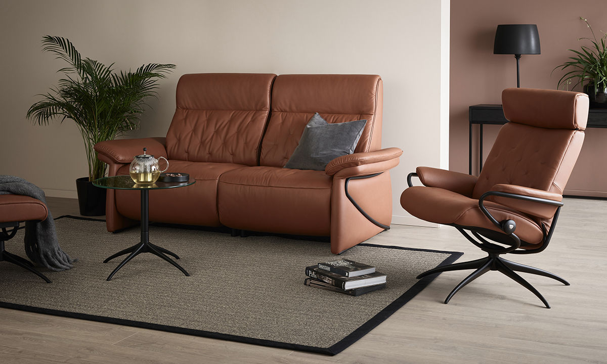 Modulsofa LUCY Stressless braun grau beige