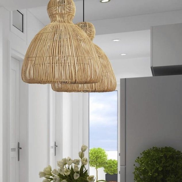 Hängelampe WINTOUR My Bali Living Bambus / Rattan / Korbweide