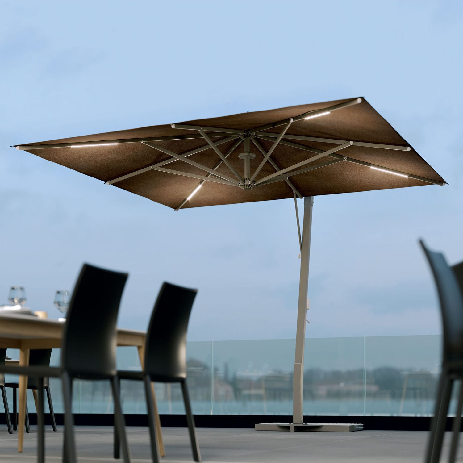 Quadratischer Sonnenschirm MARTE Ombrellificio rechteckig