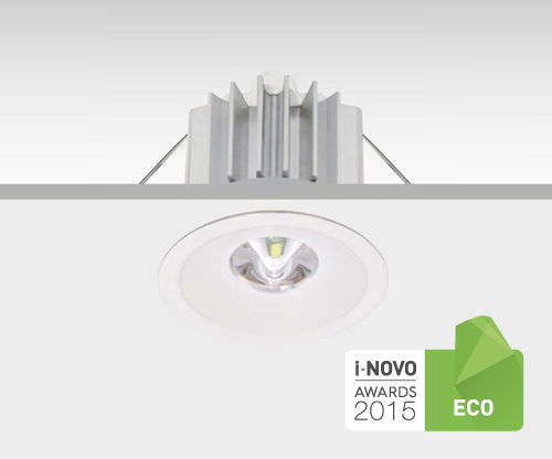 Notbeleuchtung für Deckeneinbau - IZAR - Daisalux - rund / LED / Kunststoff