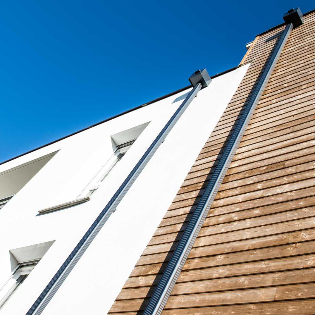 Mzcvriru Regenrinne Fallauslauf Aluminium 7,6x10,2 Cm K-Stil - 2er Set