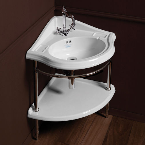 Wand-Waschbecken - AR 884 - SIMAS ACQUA SPACE - für Eckeinbau / Keramik