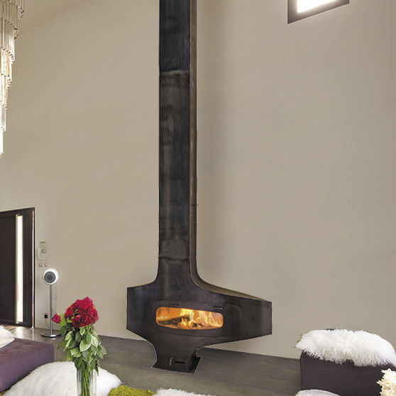 Holzkamin - HETEROFOCUS - Focus - Gas / originelles Design