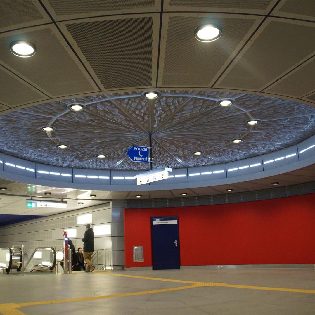 Abgehängte Decke / Edelstahl - MONTANA 1961 - HAVER & BOECKER OHG