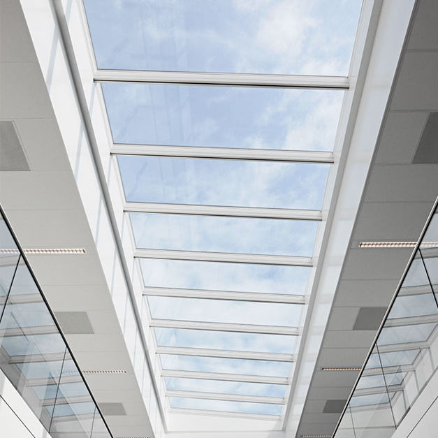 Oberlicht für Dachterrassen - LONGLIGHT 5-25° - VELUX - für Schrägdach