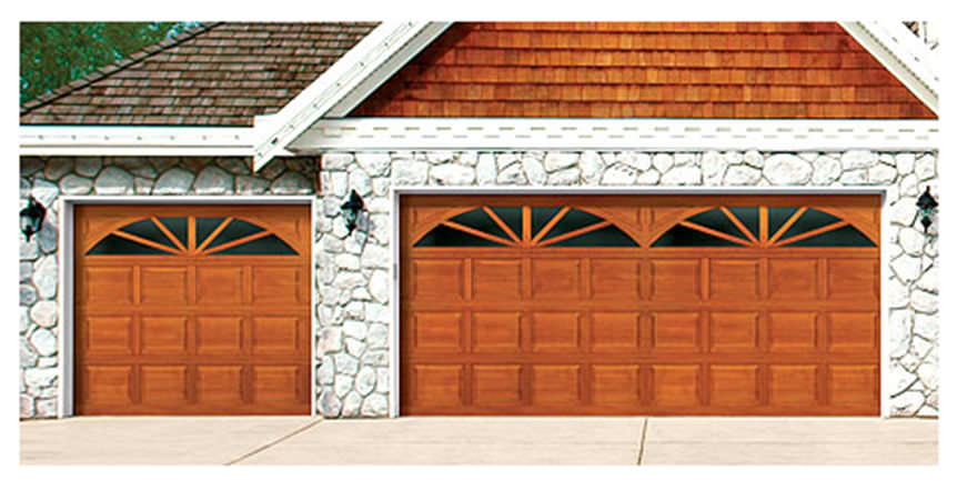 Sektionale Garagentür - 300 SERIES - WAYNE DALTON - Holz / automatisch