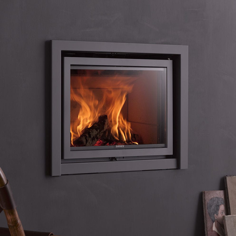 Holzkamin - 16-IN - Stûv - modern / geschlossen / Einbau