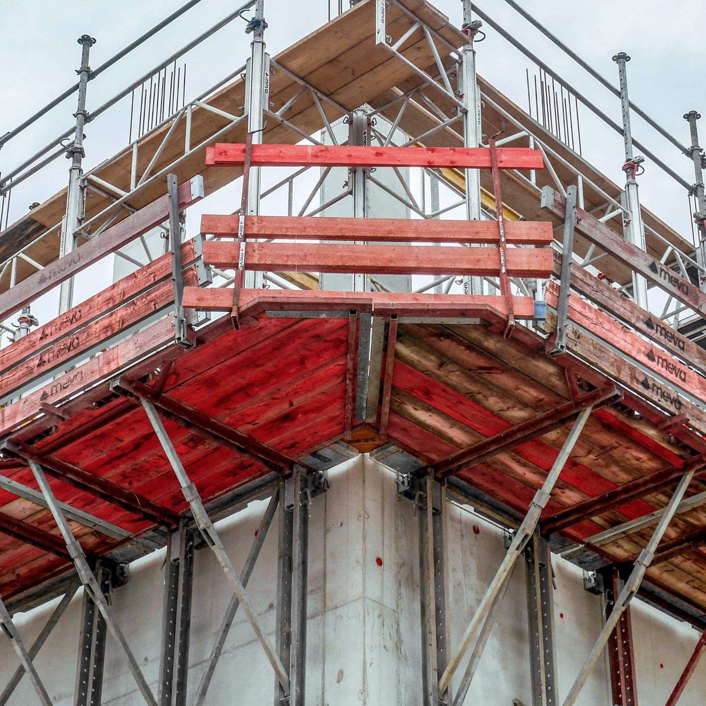 Holzgerüst - KAB - Meva - verzinkter Stahl / hoch