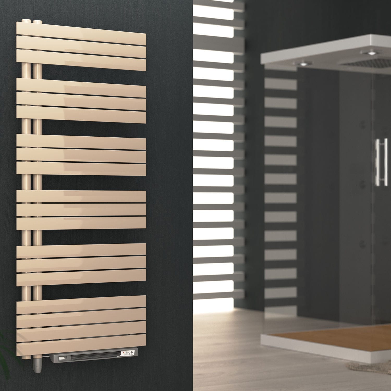 Elektrischer Badheizkörper - KELLY FLAT SX BLOWER - CORDIVARI - 501 w