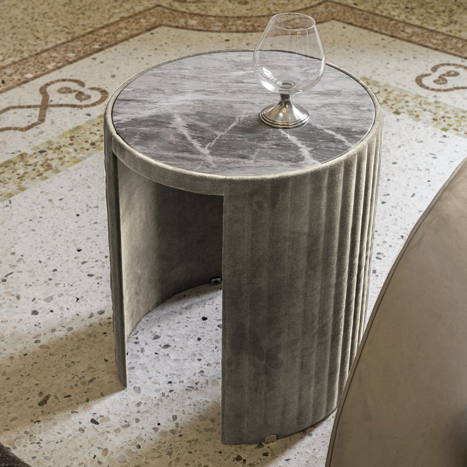 Moderner Beistelltisch - SUN Y 713 - LONGHI S.p.a. - aus Nussbaum / aus