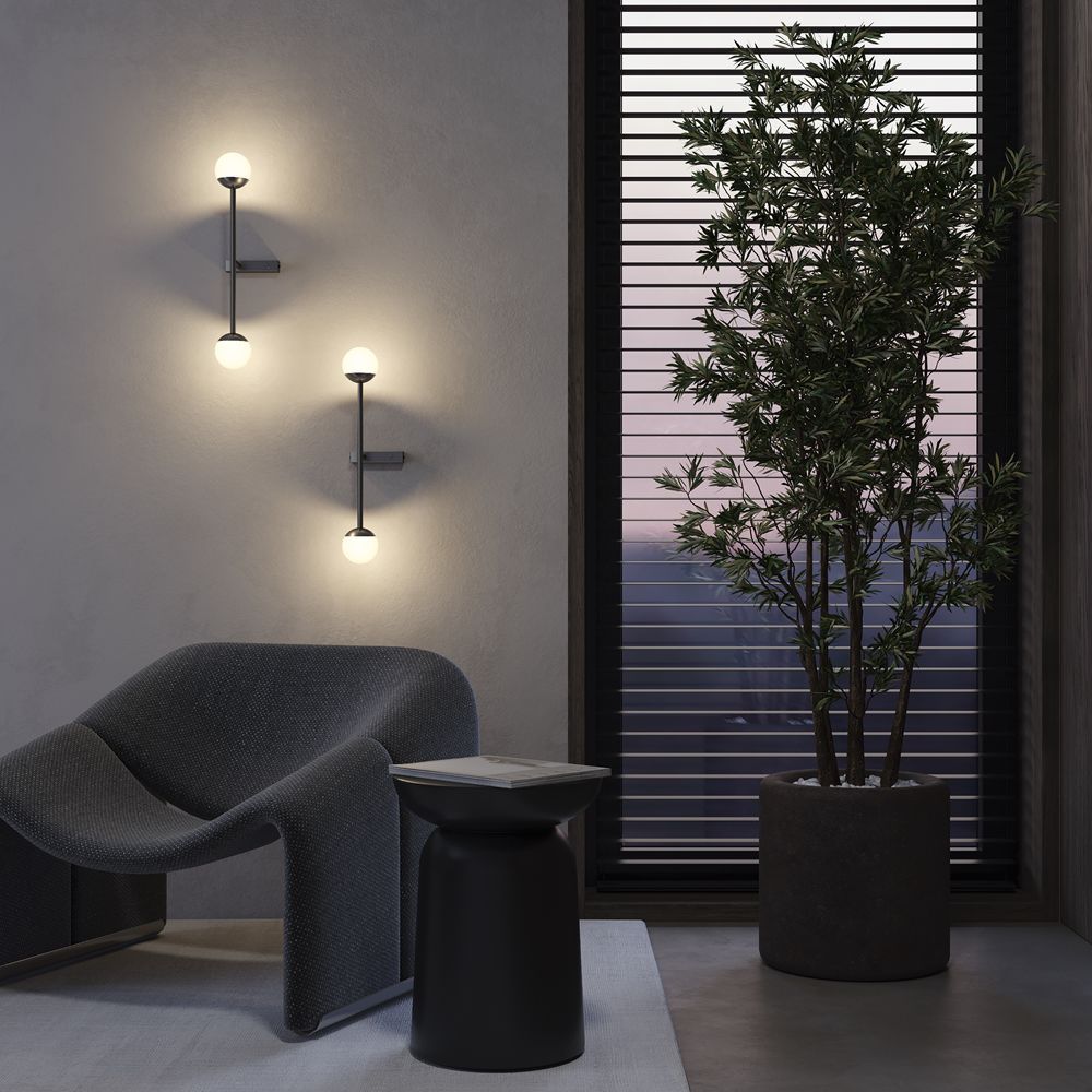 Maytoni Wandleuchte Grace – Messingfarben, Glas, 1x E14 Max. 60W, 39x27x12 Cm, Dimmerkompatibel
