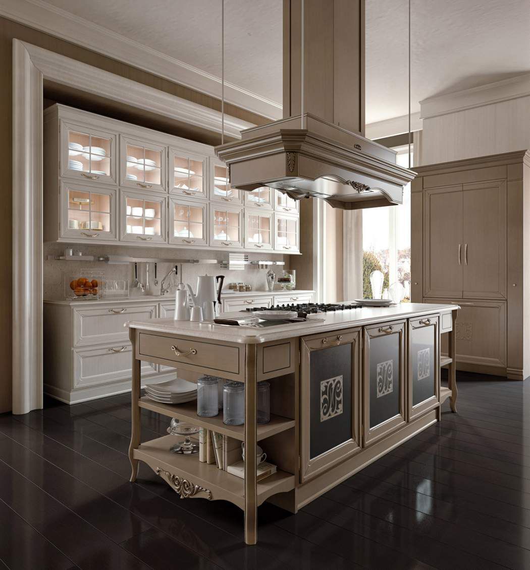 Klassische Küche - SIENA : CLASSIC - ARCARI ARREDAMENTI - Ahornholz ...