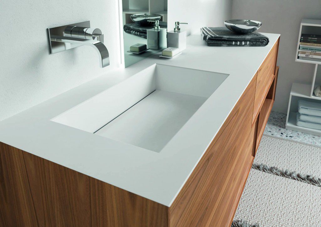 Doppelter Waschtisch-Unterschrank - CLASS - Arlexitalia - hängend