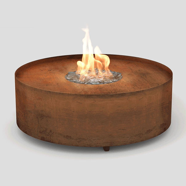 GartenFeuerstelle / Gas GALIO Planika Stahl / CORTEN®Stahl
