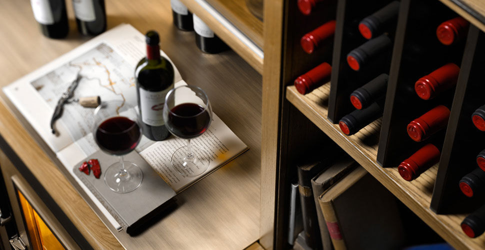 Holz-Weinkühlschrank - IN VINO VERITAS - L'OTTOCENTO