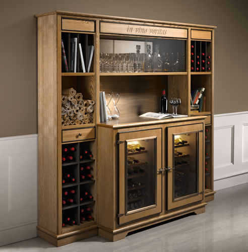 Holz-Weinkühlschrank - IN VINO VERITAS - L'OTTOCENTO
