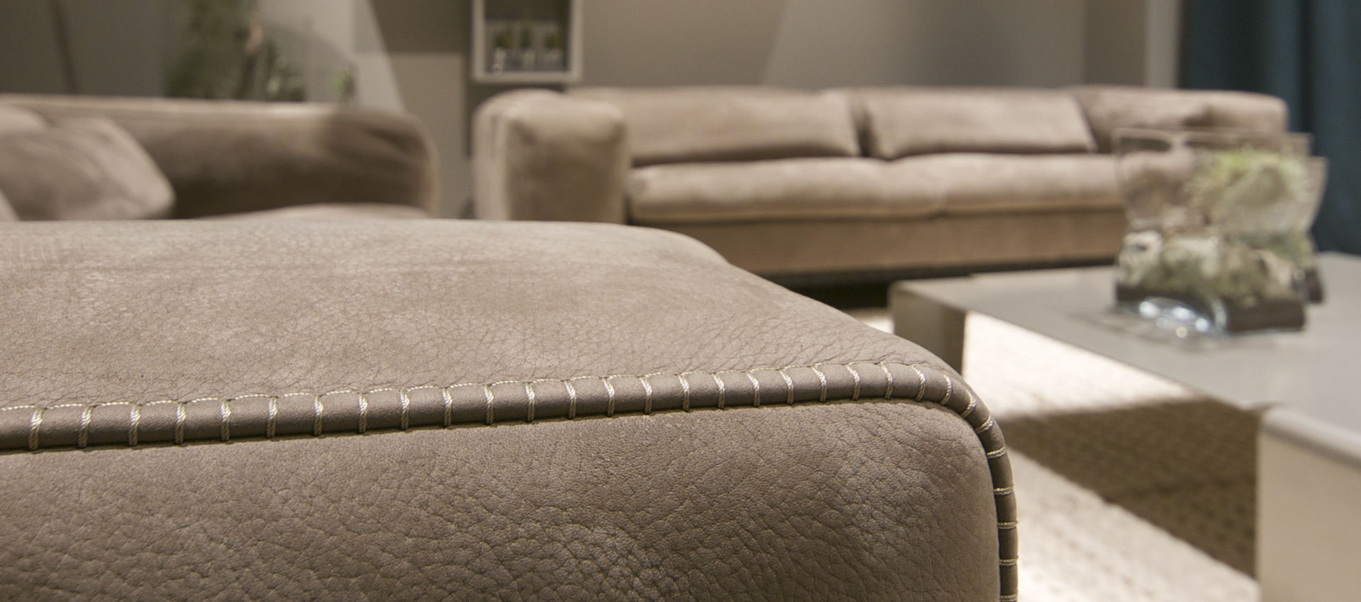 Modulsofa / modern / Leder / 2 Plätze - RIGOLETTO A - cierre