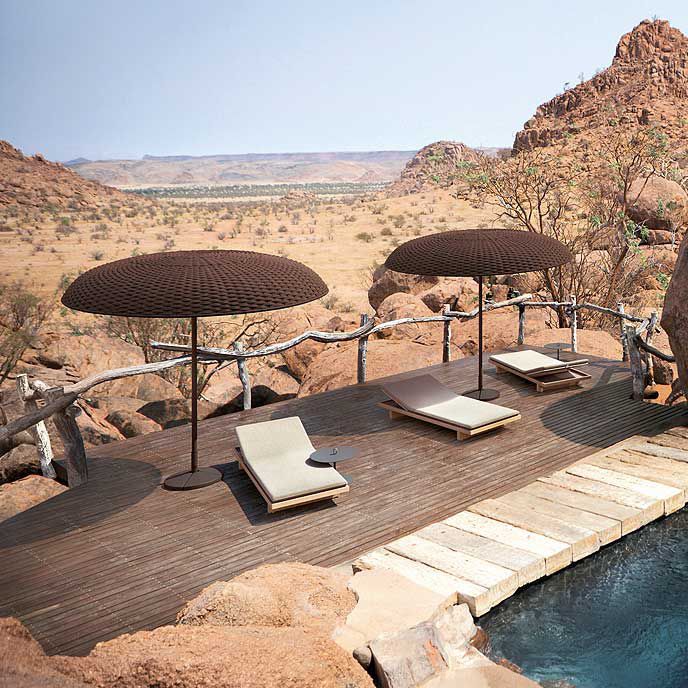 Aluminium-Sonnenschirm - MOGAMBO - PAOLA LENTI