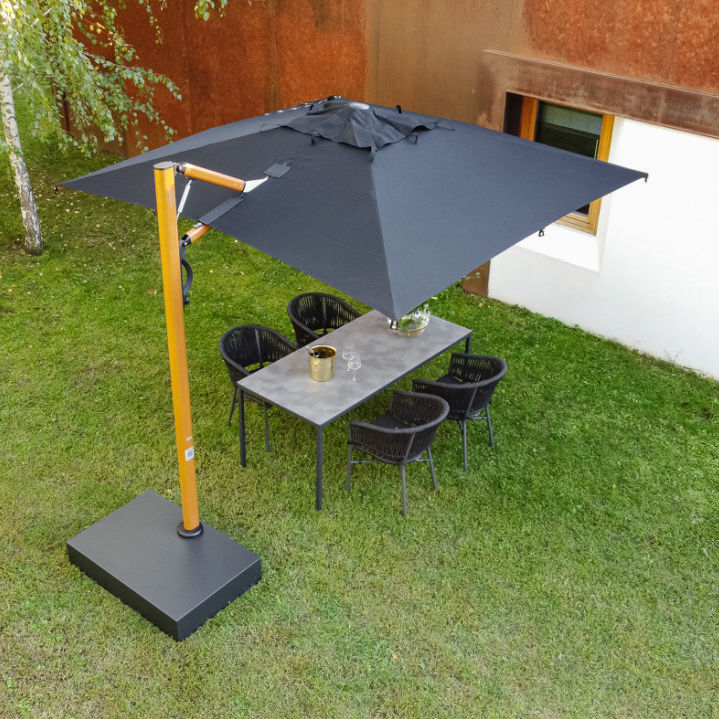 Quadratischer Sonnenschirm ASTRO DRIGANI SRL rechteckig / Ampel