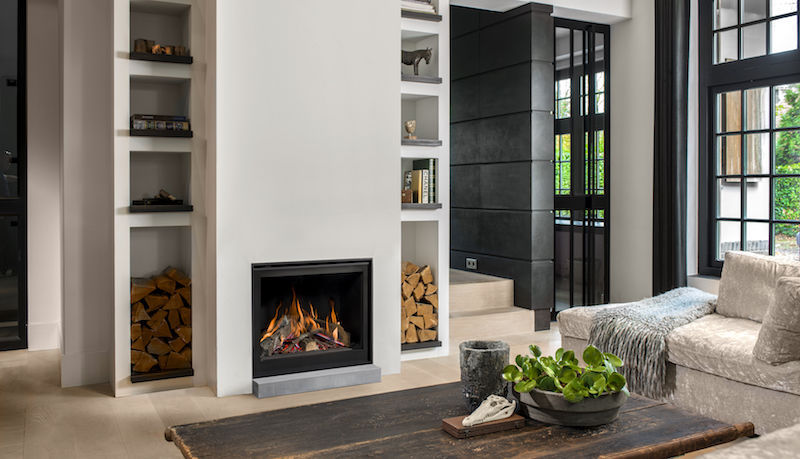 Gaskamin - SMART BELL - Bellfires - modern / geschlossene Feuerstelle