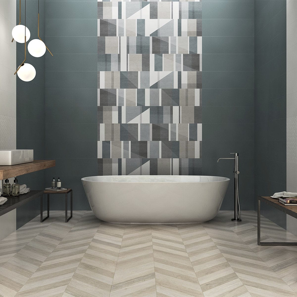 Fliesen für den Innenraum - ART - UNDEFASA - Wand / Keramik / 25x75 cm