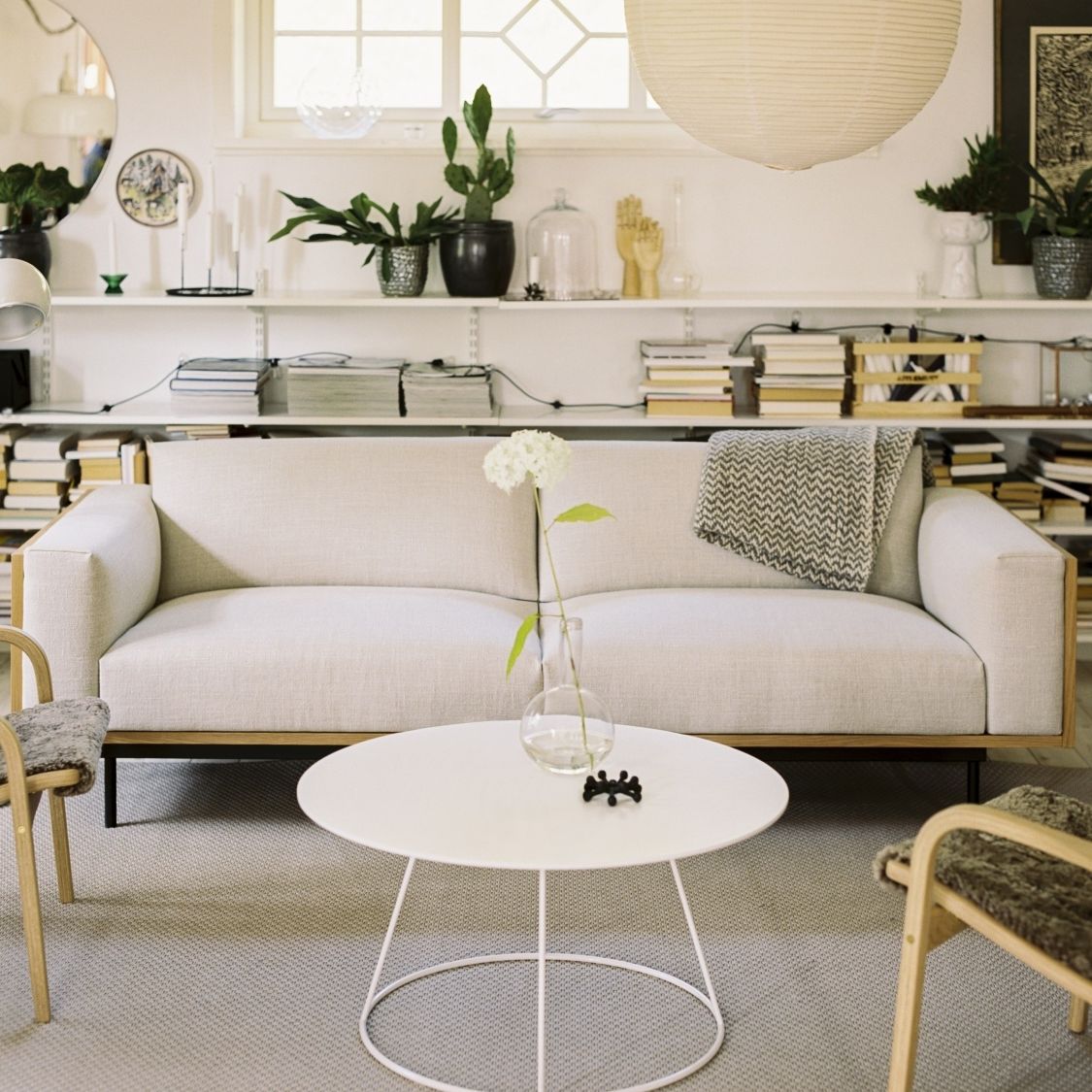 Modernes Sofa Swedese Möbler braun / grau / beige