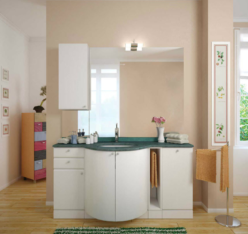 Freistehender Waschtisch-Unterschrank - COMPONIBILI 3 - ARTE BAGNO