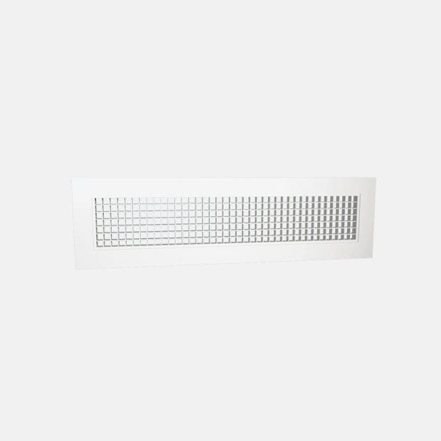 Aluminium-Lüftungsgitter - AGC / AHD - HALTON - rechteckig / weiß / für