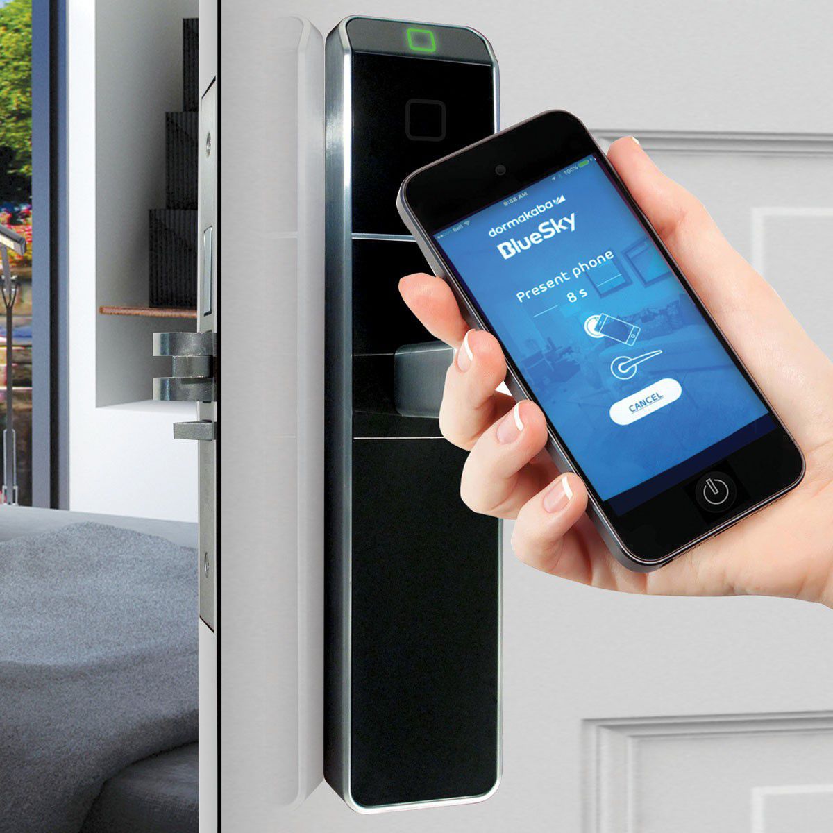 Elektronisches Schloss - CONFIDANT - dormakaba - Tür / mit Griff / RFID