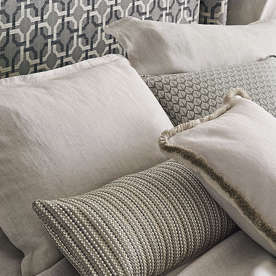 Möbelstoff - ORTON : DITTON - ROMO - Gardinen / Streifenmuster / Polyester