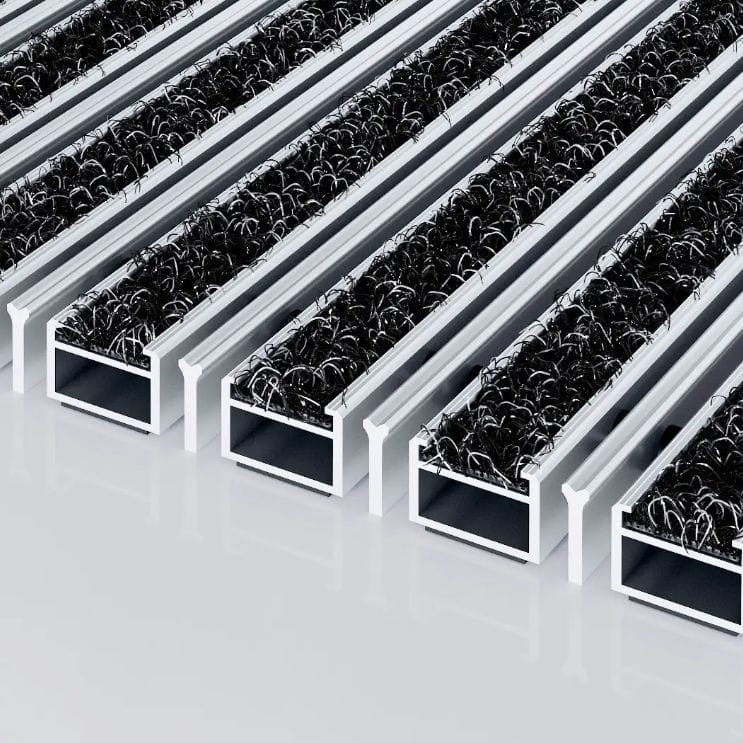 Fussmatte 70x110 Cm - Schmutzfangmatte Rutschfest & Waschbar Für Eingang & Haustür