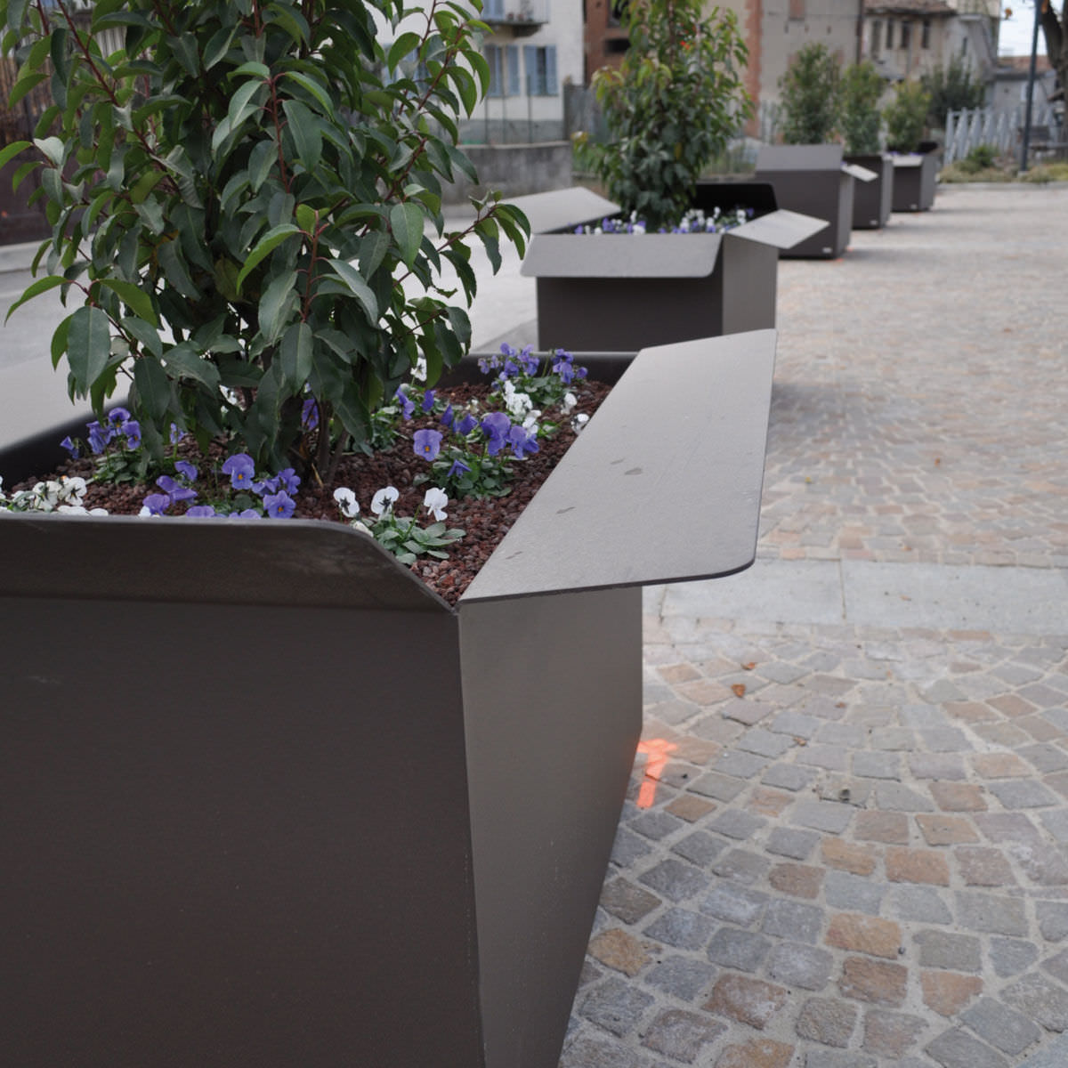 Pflanzkübel / verzinkter Stahl BOX LAB23 CORTEN®Stahl