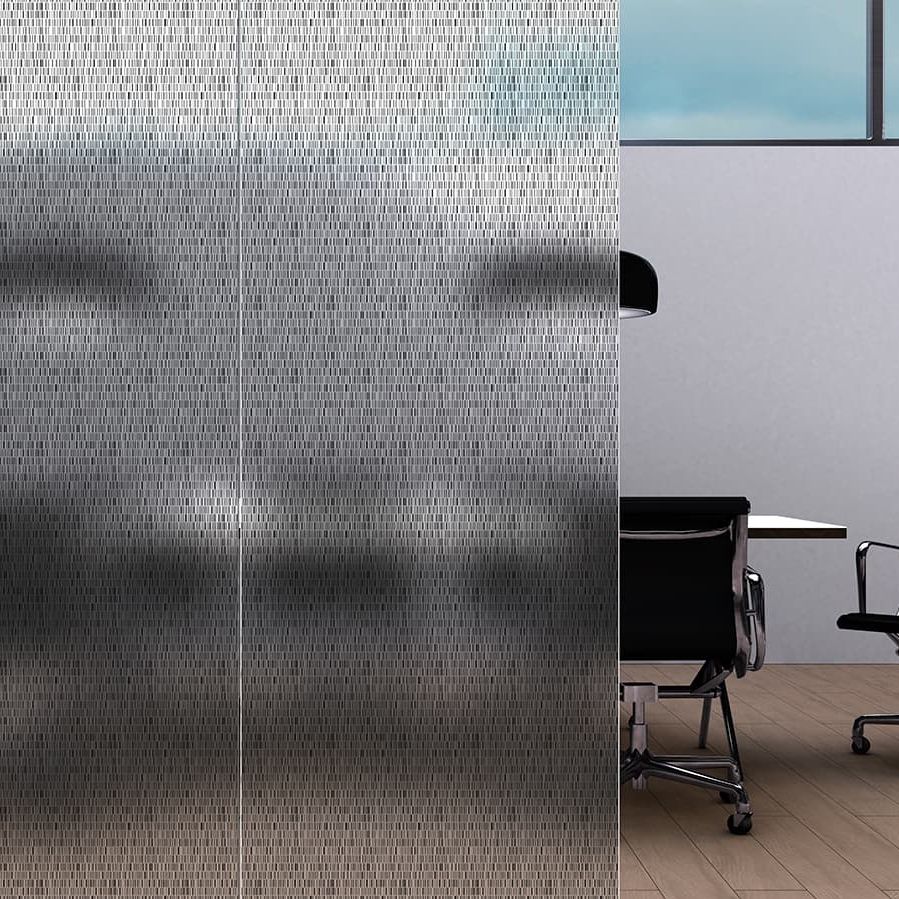 VSGGlasscheibe LINES Skyline Design ESG Glas / Sicherheit / Ornament