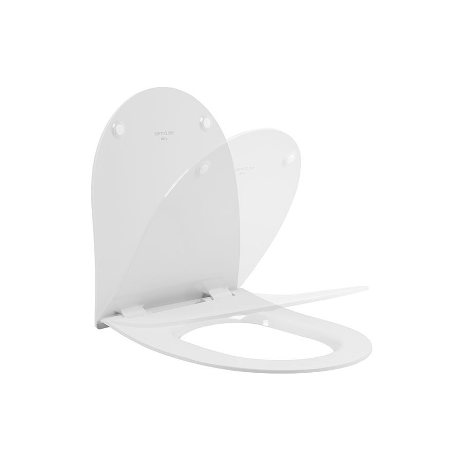 Croydex Toilettensitz Mit Soft-Close – Antibakteriell, D-Form, Weiß