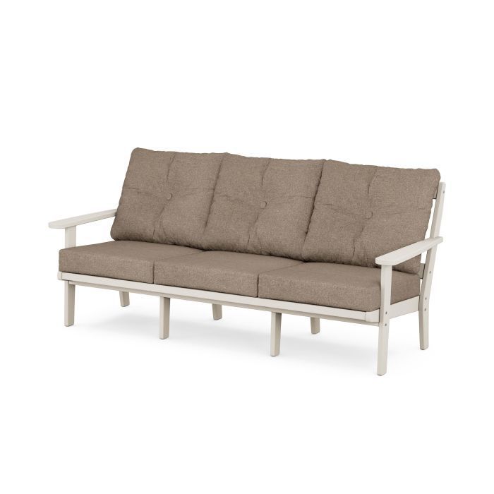 Modernes Sofa Cape Cod Trex Inc. für den Außenbereich / grau / braun