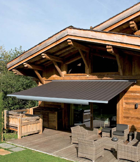 Fallarmmarkise - CHRYSALIS® - Roche Habitat - Kassetten / motorisiert